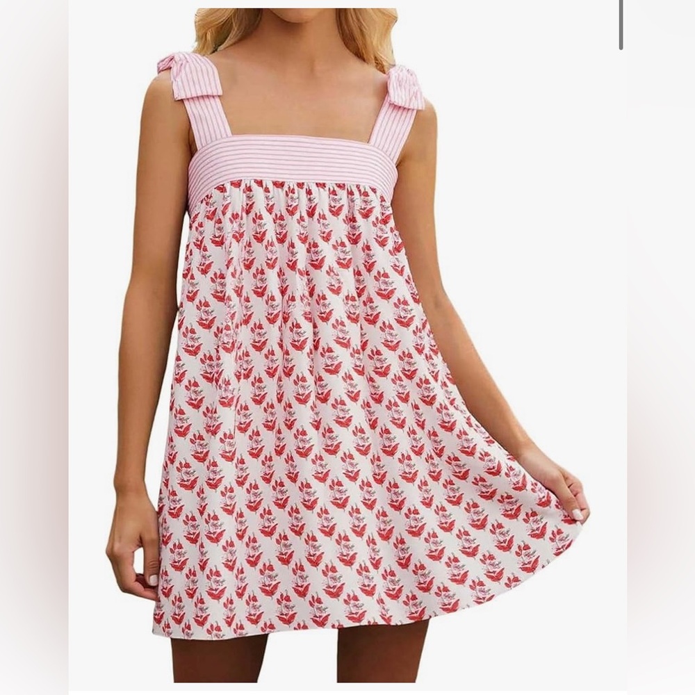 NEW (2) Block Print Patterned Dresses